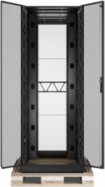 APC NetShelter SX Advanced Rack, High Strength, 48U, 2258H x 800W x 1295D mm, with Shock Package, Black [TAA]