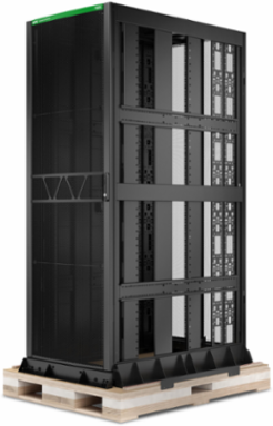APC NetShelter SX Advanced Rack, High Strength, 48U, 2258H x 800W x 1295D mm, with Shock Package, Black [TAA]