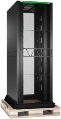 APC NetShelter SX Advanced Rack, High Strength, 48U, 2258H x 800W x 1295D mm, with Shock Package, Black [TAA]