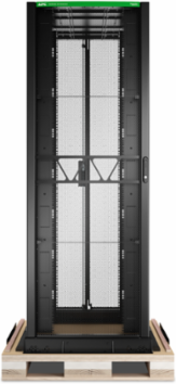 APC NetShelter SX Advanced Rack, High Strength, 48U, 2258H x 800W x 1295D mm, with Shock Package, Black [TAA]
