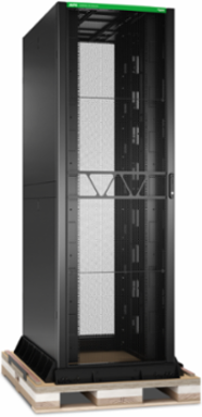 APC NetShelter SX Advanced Rack, High Strength, 52U, 2436H x 800W x 1295D mm, with Shock Package, Black [TAA]