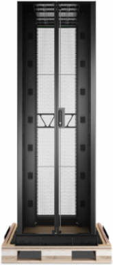 APC NetShelter SX Advanced Rack, High Strength, 52U, 2436H x 800W x 1295D mm, with Shock Package, Black [TAA]