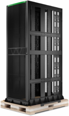 APC NetShelter SX Advanced Rack, High Strength, 52U, 2436H x 800W x 1295D mm, with Shock Package, Black [TAA]