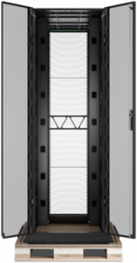 APC NetShelter SX Advanced Rack, High Strength, 52U, 2436H x 800W x 1295D mm, with Shock Package, Black [TAA]