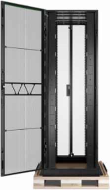 APC NetShelter SX Advanced Rack, High Strength, 52U, 2436H x 800W x 1295D mm, with Shock Package, Black [TAA]