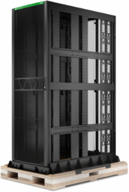 APC NetShelter SX Advanced Rack, High Strength, 48U, 2258H x 750W x 1470D mm, with Shock Package, Black [TAA]