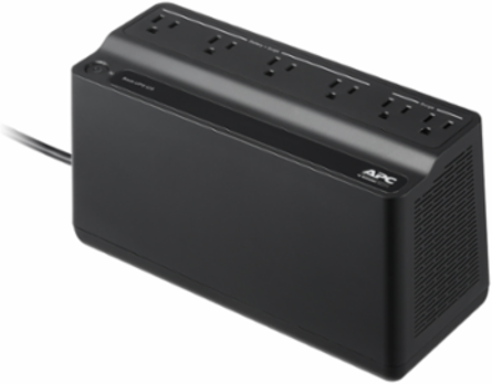 Back-UPS 425VA 120V Uninterruptible Power Supply with 6 NEMA Outlets and 8 Hour Recharge Time