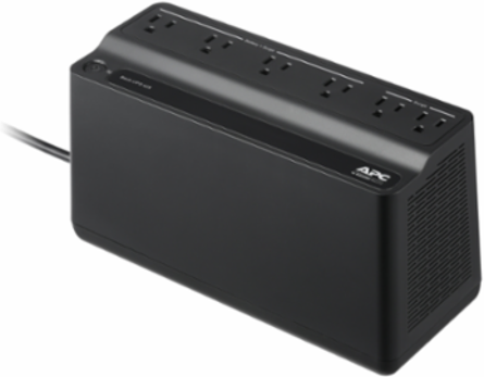 Back-UPS 425VA 120V Uninterruptible Power Supply with 6 NEMA Outlets and 8 Hour Recharge Time