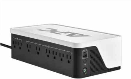 APC Back-UPS, 900VA/540W, Floor/Wall Mount, 120V, 8x NEMA 5-15R outlets, USB Type A + C Ports