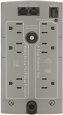Back-UPS 350VA, 120V, 6 NEMA Outlets, Surge Protection, 12.52 lb, 1020 J Surge Energy