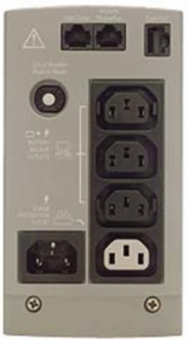 Back-UPS Tower, 350VA/210W, 230V, 4x IEC C13, 11.18 Inch Depth, User Replaceable Battery