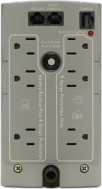 Back-UPS CS 500VA, 120V, 6 Outlet Surge Protector, Beige, 13.82 lb, 11.18 Inch Depth