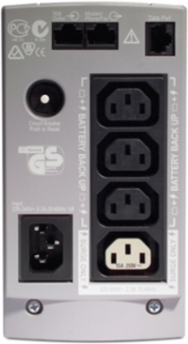 Back-UPS 500VA 300W Tower UPS, 230V, 4x IEC C13 Outlets, 6.5 Inch Height, Lead-Acid Battery