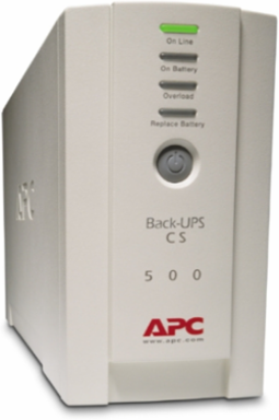 Back-UPS 500VA 300W Tower UPS, 230V, 4x IEC C13 Outlets, 6.5 Inch Height, Lead-Acid Battery