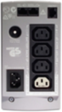 Back-UPS 650VA/400W Tower UPS, 230V, 4x IEC C13 Outlets, Dimensions 3.58x11.18x6.5 Inch