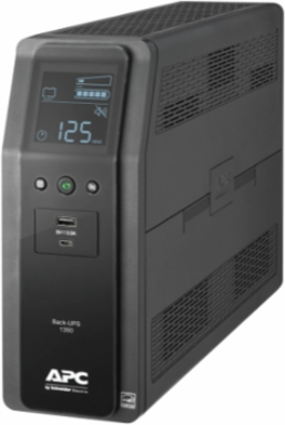 Back-UPS Pro 1350VA, 120V, Tower UPS with 10 Outlets and LCD Display