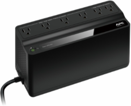 Back-UPS 450VA 120V with 6 NEMA Outlets, Standby Topology, 180 Joules Surge Rating