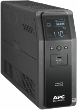 Back-UPS Pro 1350VA Sine Wave UPS, 10x NEMA 5-15R Outlets, 25.79 lb, 120V