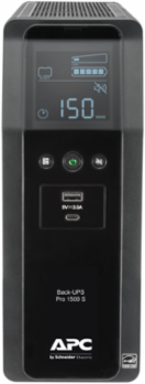 Back-UPS Pro 1500VA 900W Tower UPS, 10x NEMA 5-15R Outlets, AVR, 120V, LCD