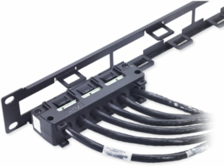 Data Distribution Cable CAT6 UTP CMR Black 15FT (4.5M) Grit 6RJ-45