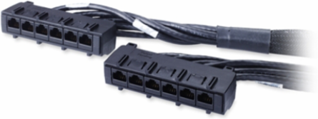 Data Distribution Cable CAT6 UTP CMR Black 15FT (4.5M) Grit 6RJ-45