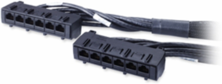 Data Distribution Cable CAT6 UTP CMR Black 15FT (4.5M) Grit 6RJ-45