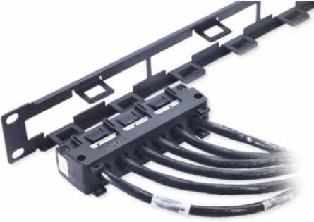 Data Distribution Cable CAT6 UTP CMR 19 Foot Black, UL Listed, RoHS Compliant