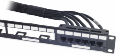Data Distribution Cable CAT6 UTP CMR 19 Foot Black, UL Listed, RoHS Compliant