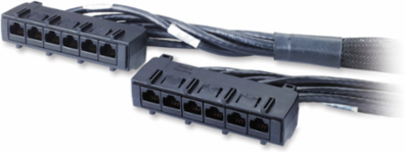 Data Distribution Cable CAT6 UTP CMR Black 60 Foot, 13.5 Inch Width, 13.8 lb