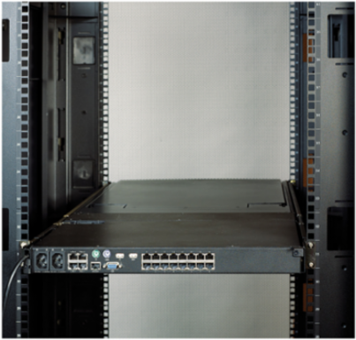 LCD Rear Mounting Kit - 9.02 Inch Width, 1U Rack Mountable, TAA Compliant