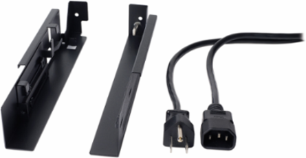 LCD Rear Mounting Kit - 9.02 Inch Width, 1U Rack Mountable, TAA Compliant