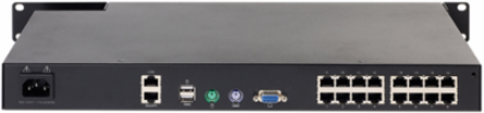 2G Digital/IP KVM Switch, 16 Ports, 1U Rack Height, 5.71 lb Weight