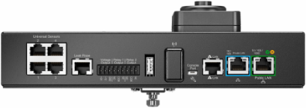 Wall Mount Security & Environmental Monitor with PoE Injector & HD Camera Support
