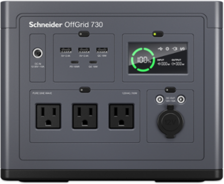 OffGrid Portable Power Station 700W 738Wh Lithium-ion 14.11 lb 120V