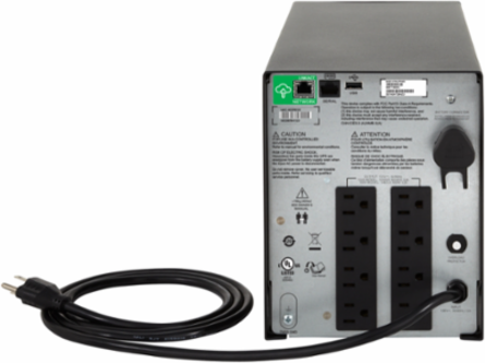Smart-UPS C 1000VA Line Interactive Tower Uninterruptible Power Supply 120V 8x NEMA 5-15R