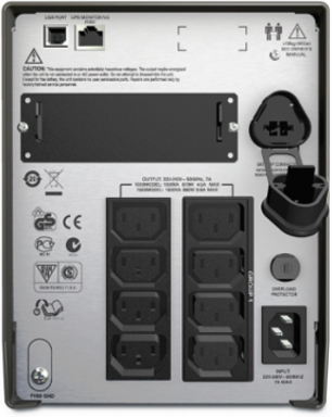 Smart-UPS 1500VA Line Interactive Tower UPS, 230V, 8 IEC C13 Outlets, Sine Wave Output