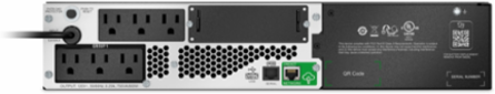 APC Smart-UPS, Line Interactive, 750VA, Lithium-ion, Rackmount 2U, 120V, 6x NEMA 5-15R outlets, SmartConnect Port+SmartSlot,Short Depth,AVR,LCD,TAA