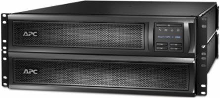 APC Smart-UPS X, Line Interactive, 2000VA, Rack/tower 2U, 100V-127V, 3x 5-15R+3x 5-20R+1x L5-20R NEMA, SmartSlot, Extended runtime, 10ft input cord