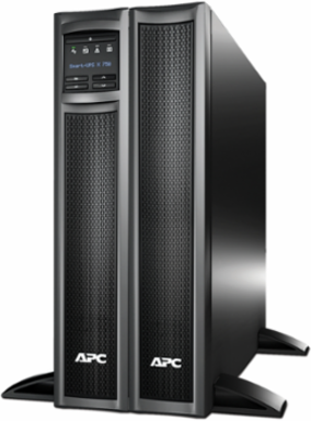 Smart-UPS X 750VA Line Interactive, 2U Rack/Tower Convertible, 120V, 8x NEMA 5-15R