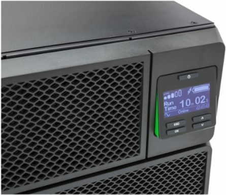 APC Smart-UPS On-Line, 5kVA, Rackmount 5U, 208V, 12 5-20R+2 L6-20R+2 L6-30R NEMA, Network Card+SmartSlot, W/ rail kit, W/ transformer 208V to 120V