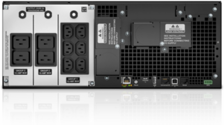 Smart-UPS On-Line 6kVA 6kW 4U Rackmount 230V, 6x C13 & 4x C19 Outlets, Sine Wave
