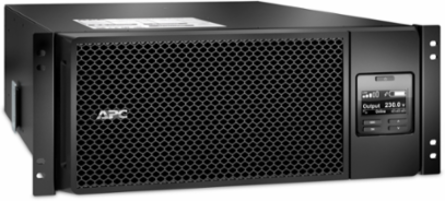 APC Smart-UPS On-Line, 6kVA/6kW, Rackmount 4U, 208V, 2x L6-20R+3x L6-30R NEMA outlets, Network Card+SmartSlot, Extended runtime, W/ rail kit [TAA]