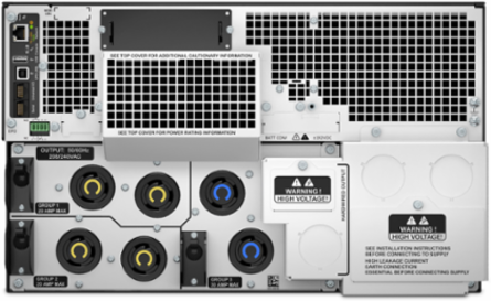 APC Smart-UPS On-Line, 8kVA/8kW, Rackmount 6U, 208V, 4x L6-20R+2x L6-30R NEMA outlets, Network Card+SmartSlot, Extended runtime, W/ rail kit [TAA]