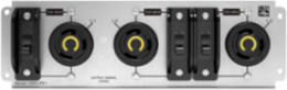 Backplate Kit with 3 NEMA L5-20R Outlets, 10.35 Inch Width, 2.43 lb Weight