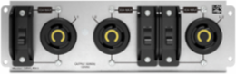 Backplate Kit with 3 NEMA L5-30R Outlets, 10.35 Inch Width, 3.54 Inch Depth