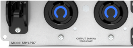 Backplate Kit with 3 NEMA L6-20R Outlets, 10.35 Inch Width, 2.65 lb Weight