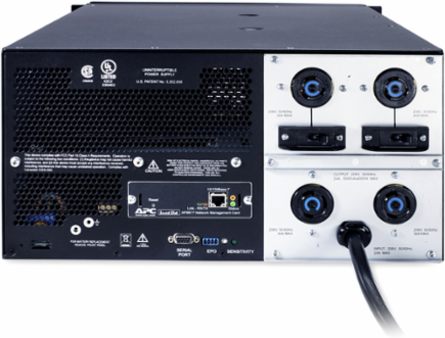Smart-UPS 5000VA 208V Rackmount/Tower, 5U, Black, Lead-Acid Battery, 215.46 lb