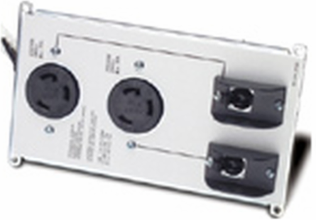 Symmetra RM/LX 208/240V Backplate Kit with (2) L6-30R, 5.98 Inch Wide, 4.01 lb, CSA Approved
