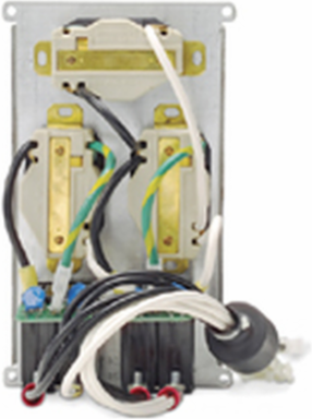 Symmetra RM & LX Backplate Kit 208V/240V with (3) L6-20R, 5 Inch Height, 6 Inch Width
