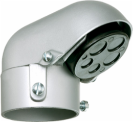 Mast Reducer Entrance Caps 2 Inch Mast, 1-1/4 Inch Cap, Aluminum, 6pcs